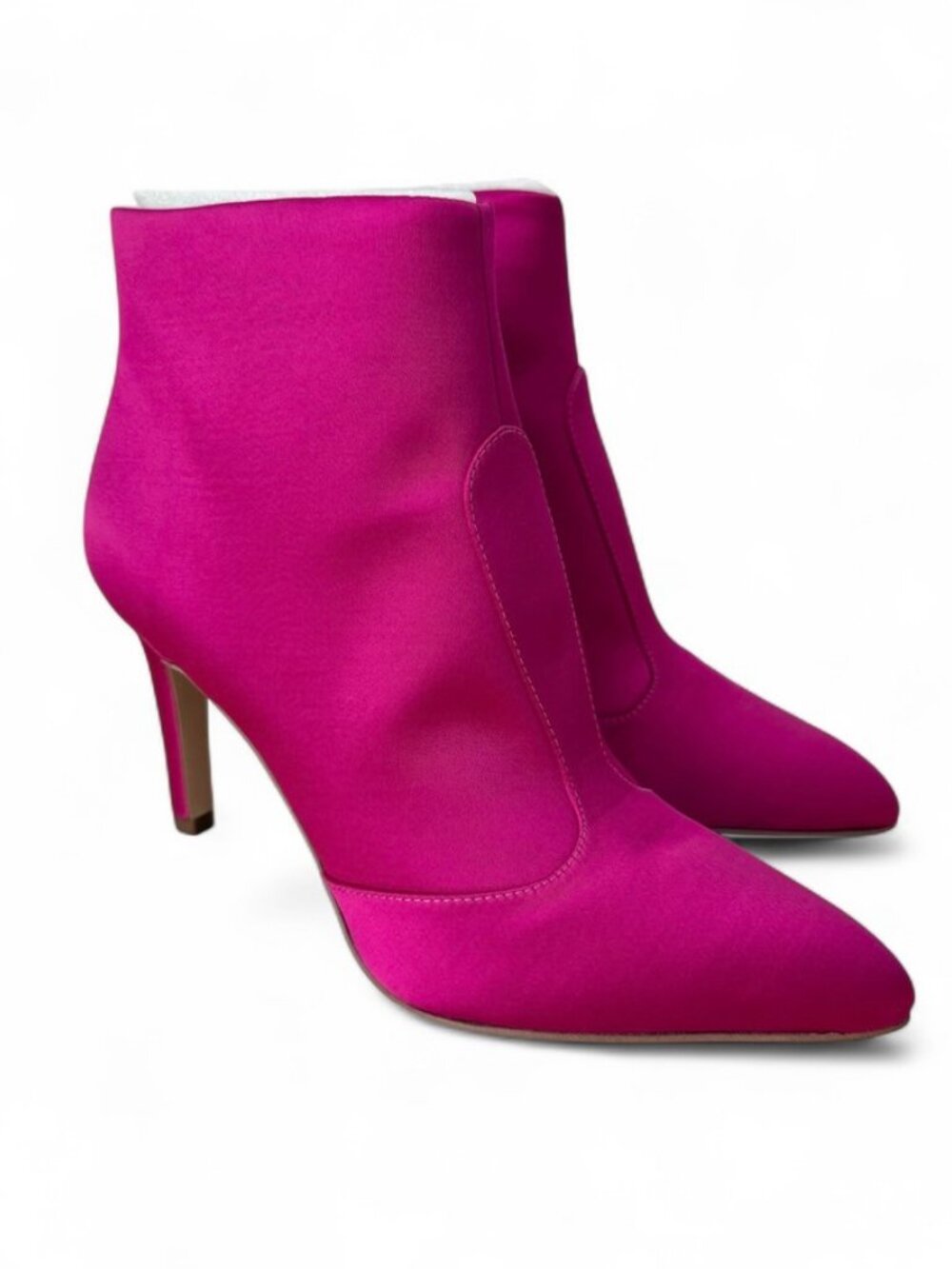NEW Sam Edelman Olette Satin Boots Pink Sz 8.5